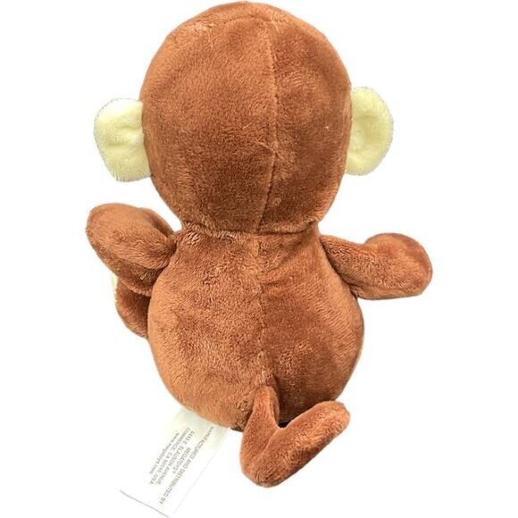 Little Brown Monkey Plush Stuffed Animal 9" - Picture 3 of 4